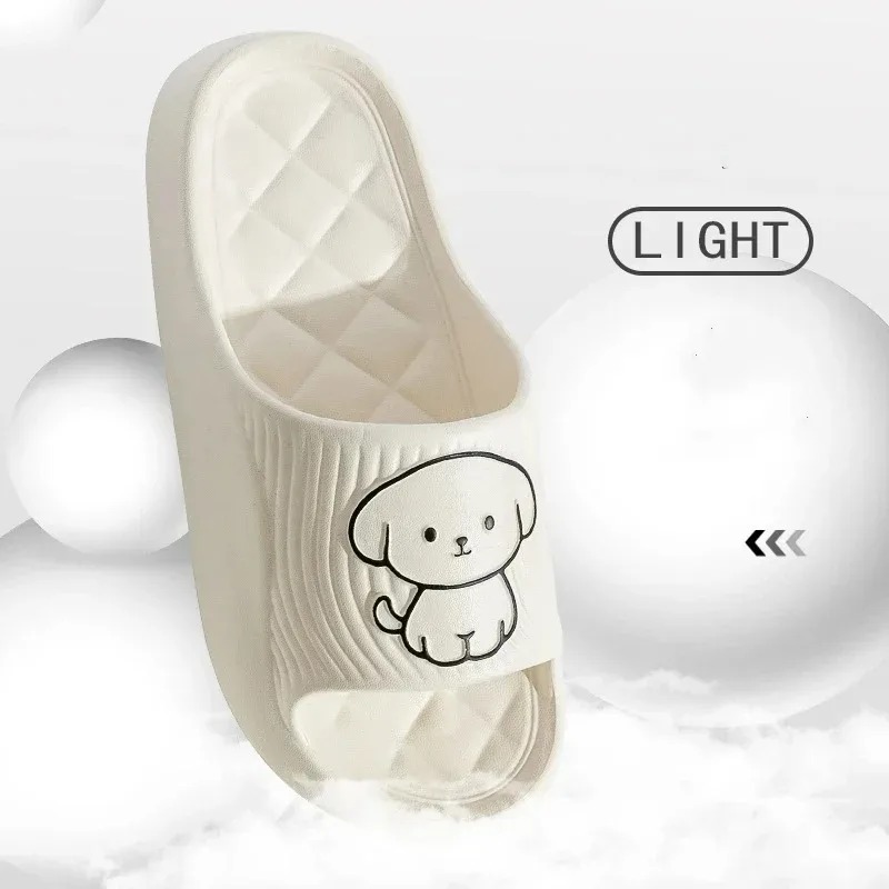 Men'S Shoes Slip On - Cute Carton Slippers Bathroom Slippers Cloud