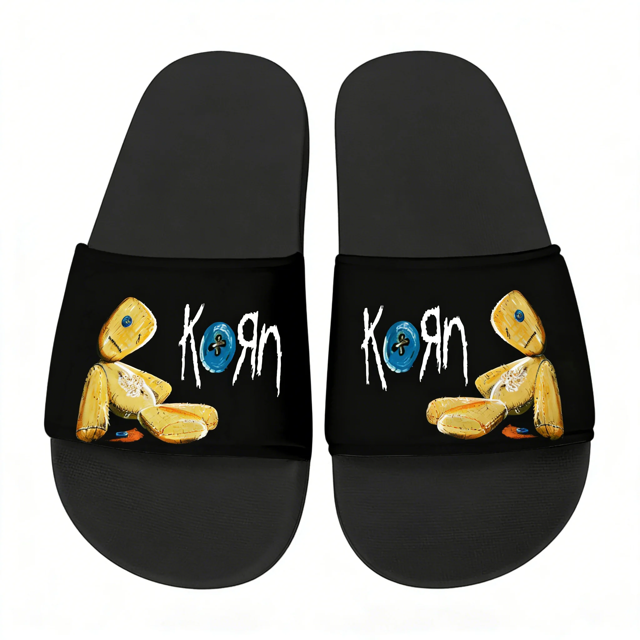 Men'S Shoes Quality - Korn Rock Band Slippers Home Water