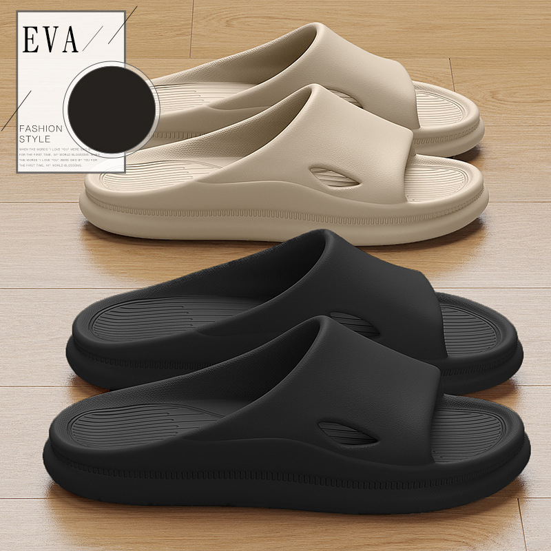 Men'S Shoes Slip On - Silent Summer Slippers Breathable Bathroom Sandals