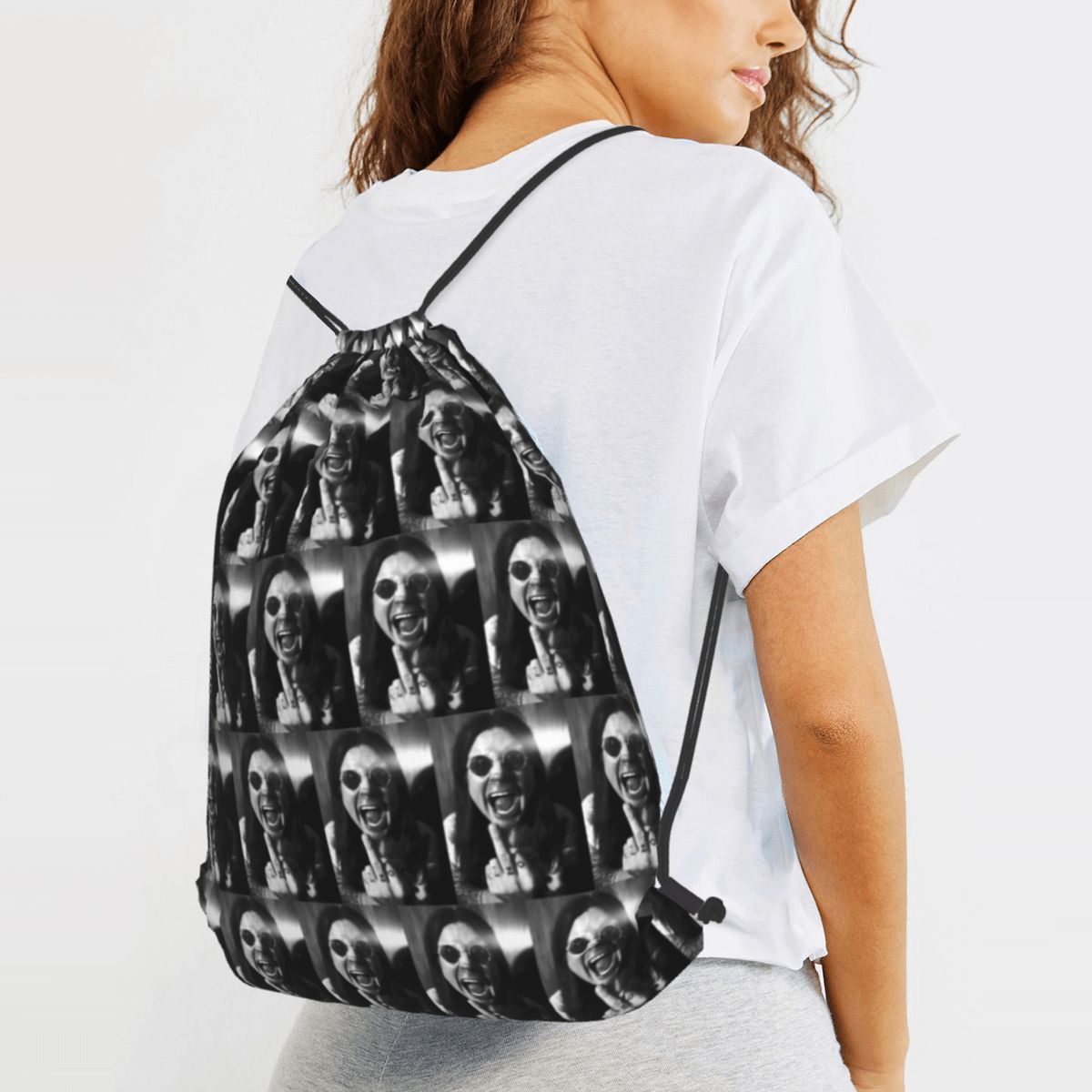 Men Shoes Quotes - Photograp Gift Quote Backpacks Casual Drawstring