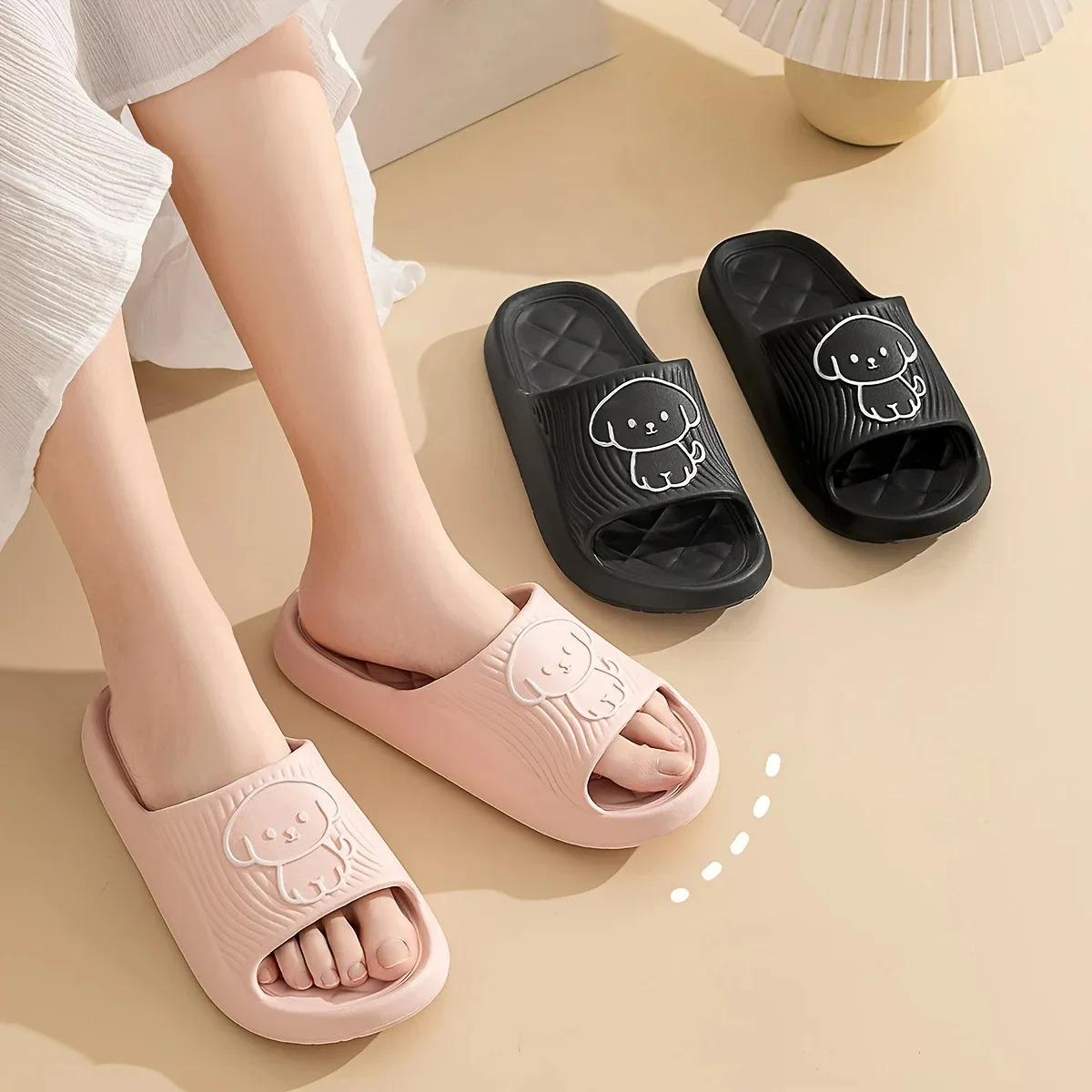 Cute Carton Slippers Bathroom  - Men'S Shoes Slip On 评论和价格