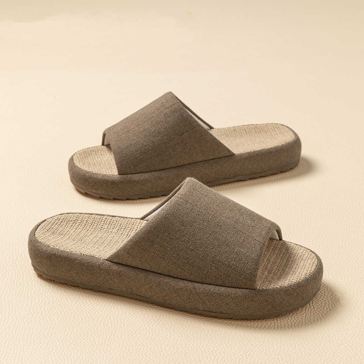 Summer Women Home Slippers Lin - Men'S Shoes With Platform 评论和价格
