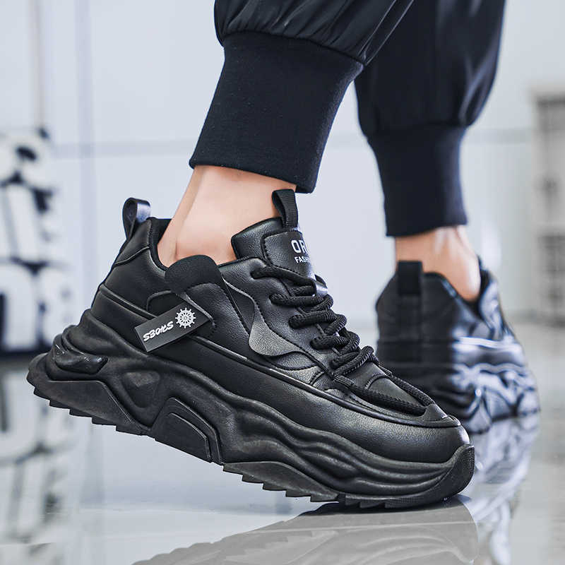 Black Platforme Tennis Man Spo - Men Shoes Sale 评论和价格