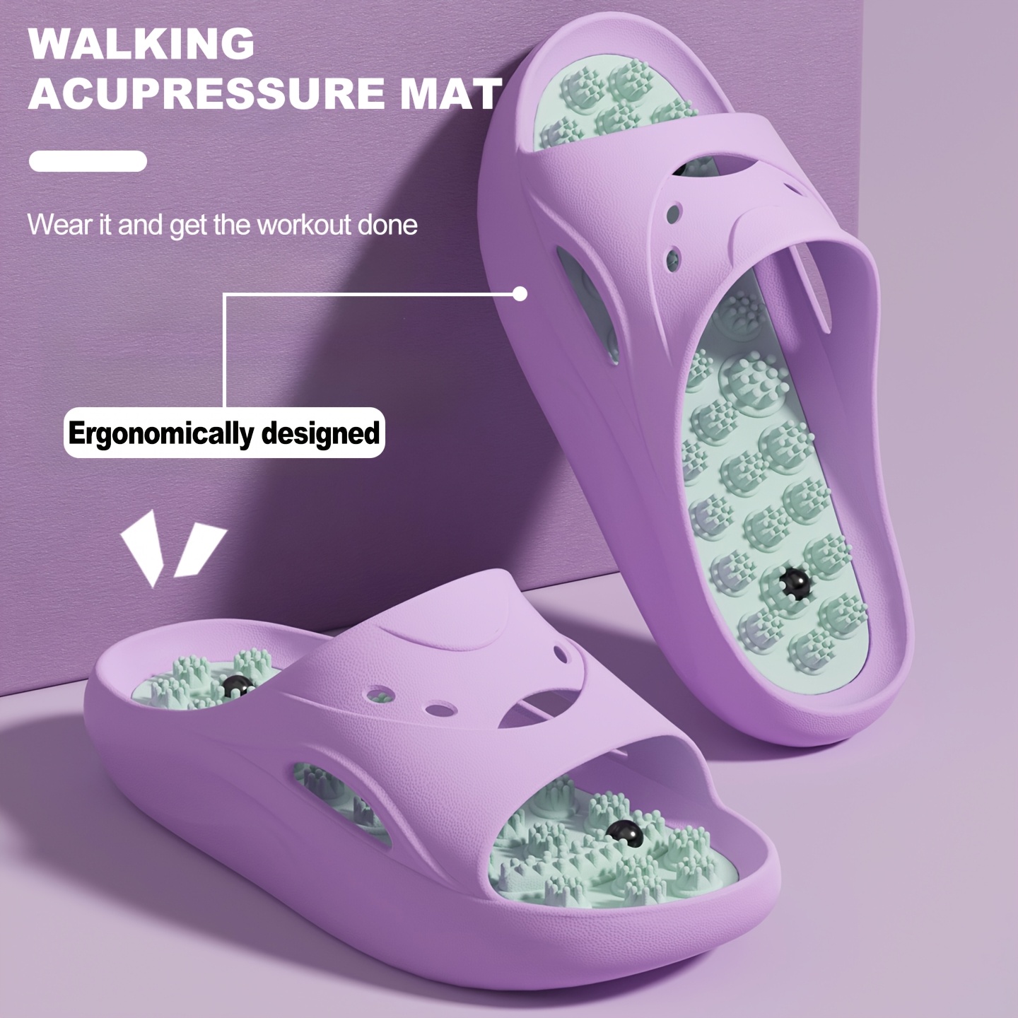 Women Men EVA Massage Slippers - Men'S Shoes With Platform 评论和价格