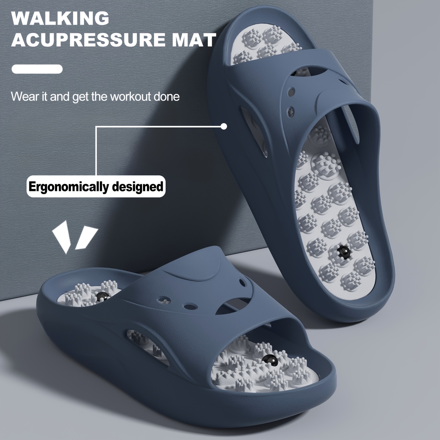 Women Men EVA Massage Slippers - Men'S Shoes With Platform 评论和价格