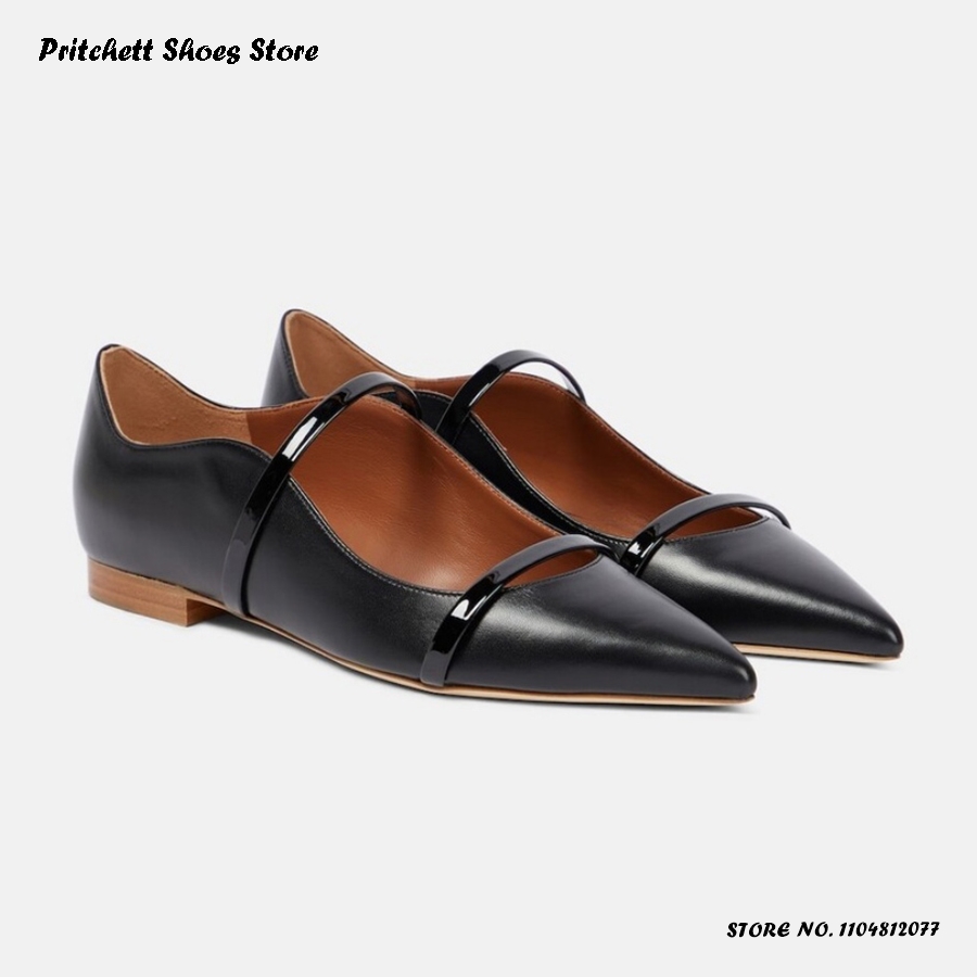 Women's Dual-straps Leather Ba - Men'S Shoes Slip On 评论和价格