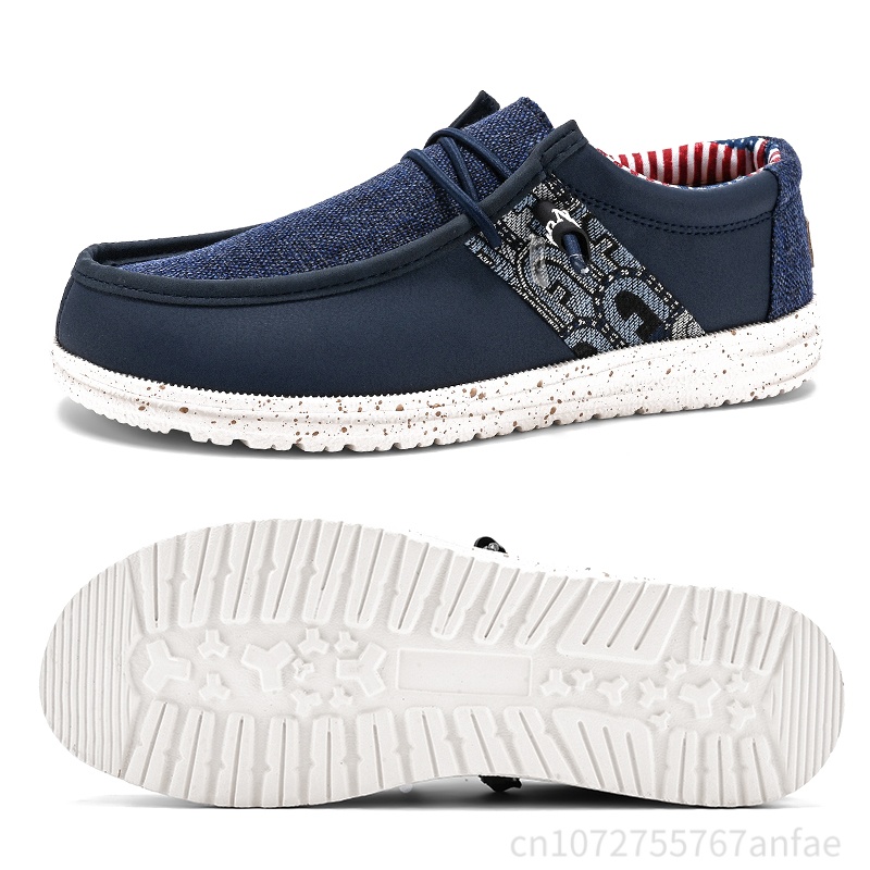 Hot Sale Blue/Black Men Loafer - Men Shoes Sale 评论和价格
