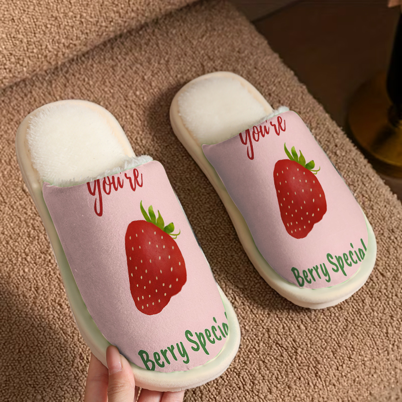 Strawberry Quote  Luxury Plush - Men Shoes Quotes 评论和价格