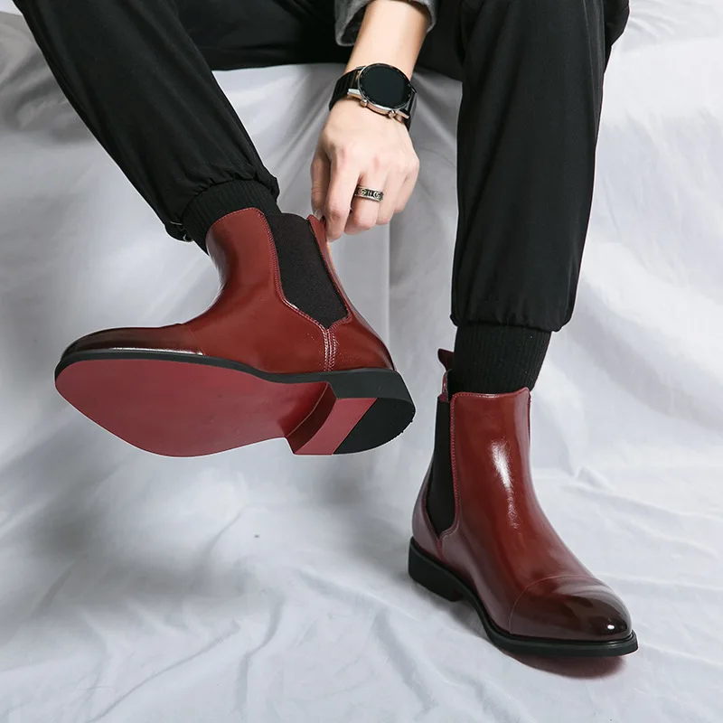 Men's Boots Luxury Brand Leath - Men Shoes Louboutin 评论和价格
