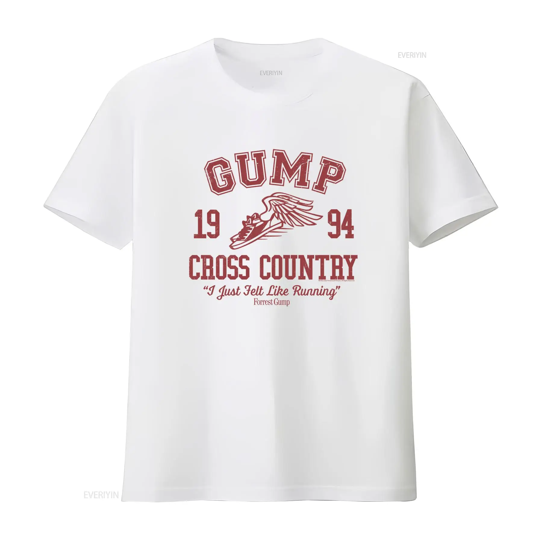 Forest Gump 1994 Men's T Shirt - Men Shoes Quotes 评论和价格